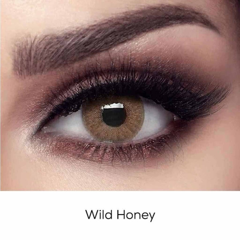 Bella Elite Color Contact Lenses, Base Curve 8.6, Wild Honey Color, Pack of 2’s