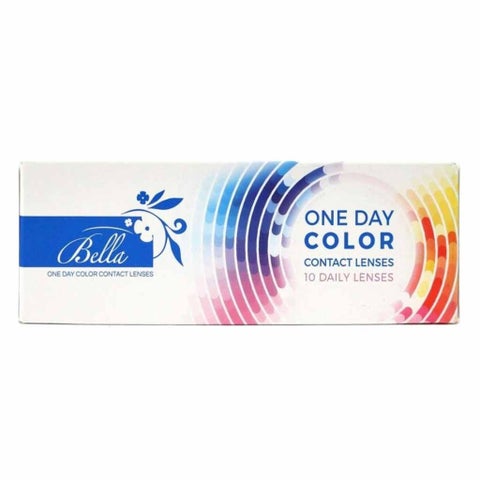 Bella One Day Contact Lenses -  Brown Color, Base Curve 8.6, Pack of 10's