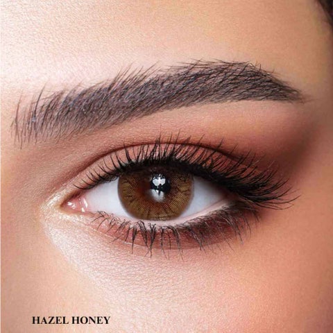 Bella One Day Contact Lenses, Base Curve 8.6, Hazel Honey Color, Pack of 10’s