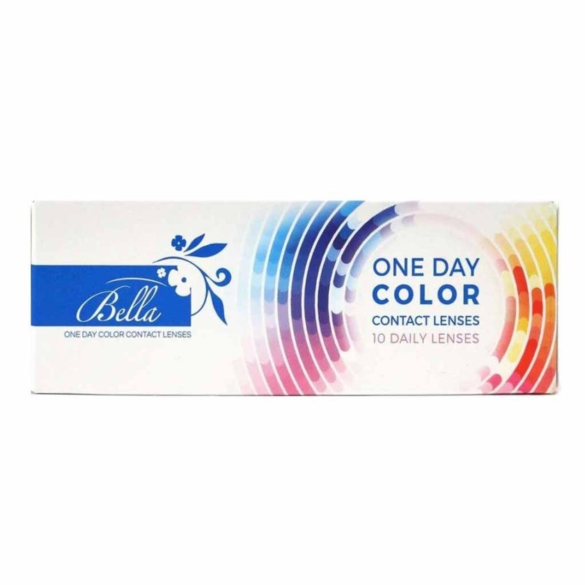 Bella One Day Contact Lenses, Base Curve 8.6, Rosewood Color, Pack of 10’s