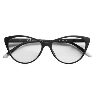 Barner Unisex Reading Glasses, Cat-Eye Shape, Matte Black - +1.00 Power