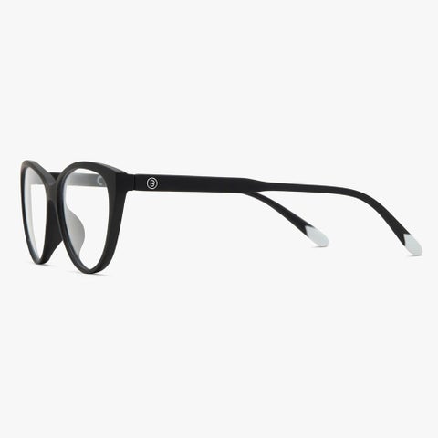 Barner Unisex Reading Glasses, Power +3.00, Cat-Eye Shape - Matte Black