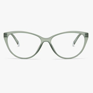Barner Unisex Reading Glasses, Cat-Eye Shape, Light Jade - +2.50 Power