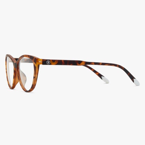 Barner Unisex Reading Glasses, Power +1.00, Cat-Eye Shape - Havana