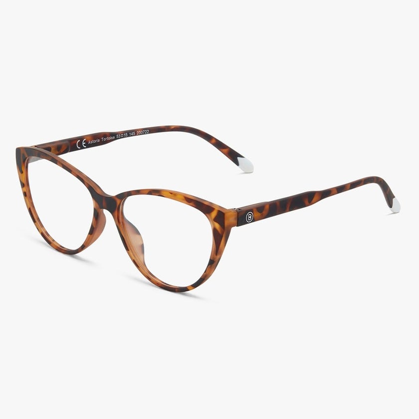 Barner Unisex Reading Glasses, Power +2.00, Cat-Eye Shape - Havana