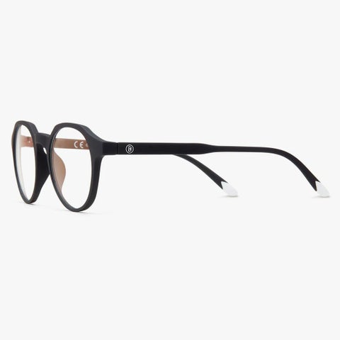 Barner Unisex Reading Glasses, Power +1.00, Phantos Shape - Matte Black