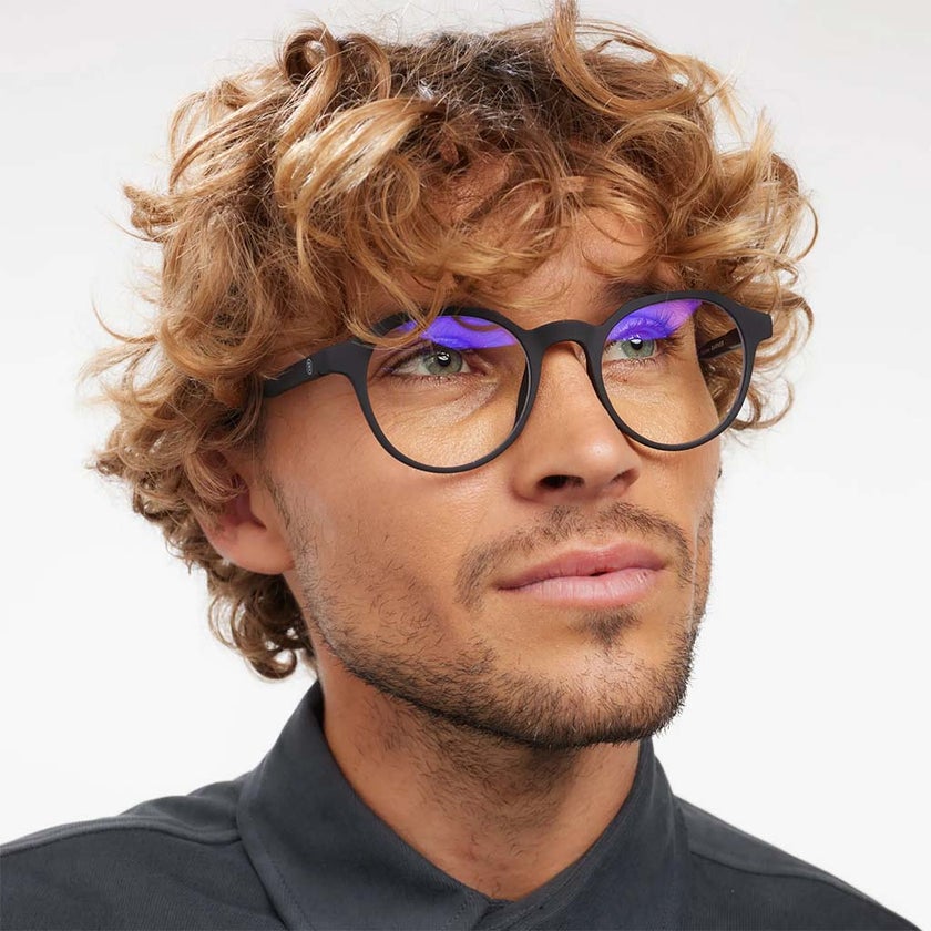 Barner Unisex Reading Glasses, Phantos Shape, Matte Black - +1.00 Power