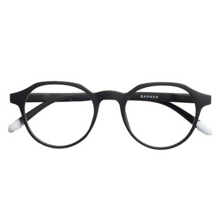 Barner Unisex Reading Glasses, Phantos Shape, Matte Black - Plano Power