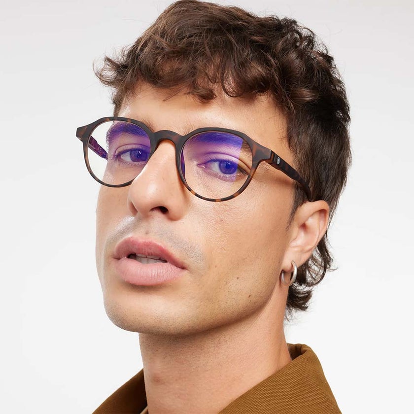 Barner Unisex Reading Glasses, Phantos Shape, Havana - +3.00 Power