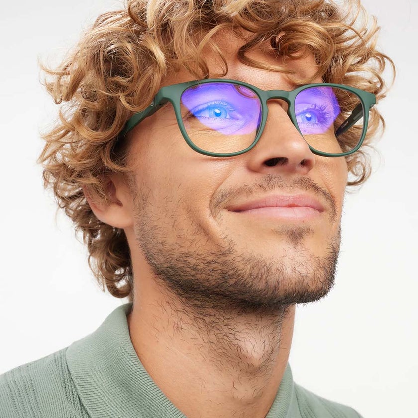 Barner Unisex Reading Glasses, Power +2.00, Phantos Shape - Dark Green