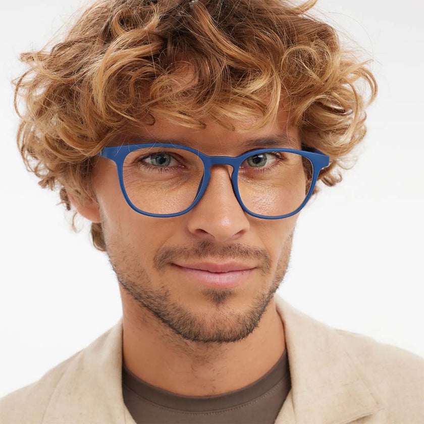 Barner Unisex Reading Glasses, Power +2.50, Phantos Shape - Navy