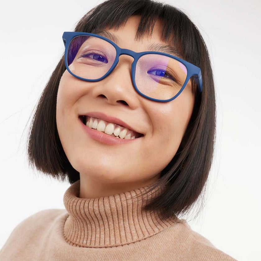 Barner Unisex Reading Glasses, Power +3.00, Phantos Shape - Navy