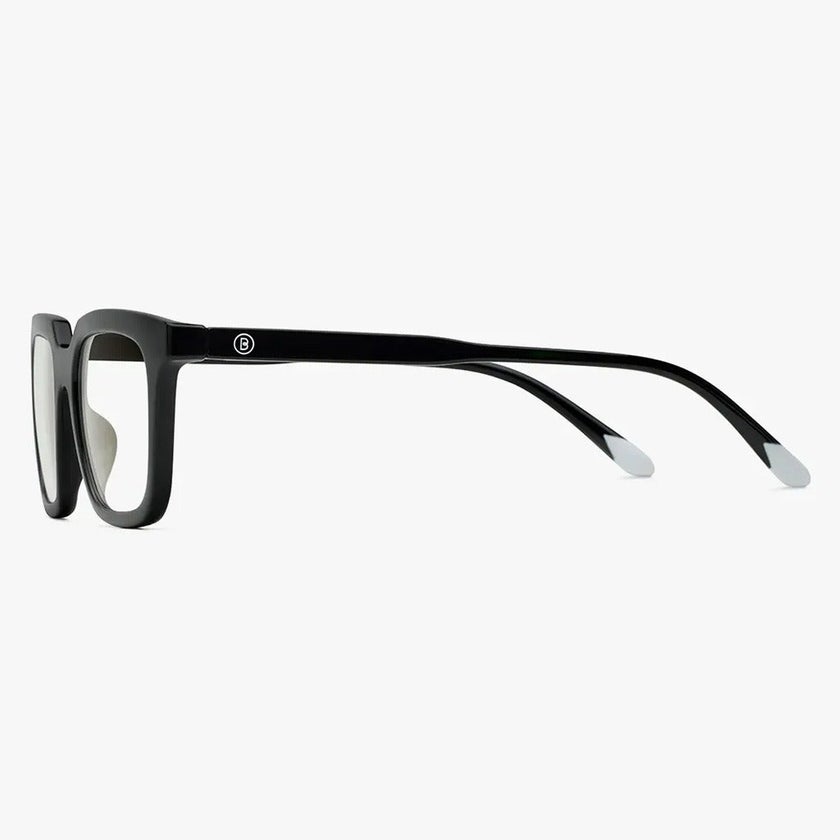 Barner Unisex Reading Glasses, Power +2.00, Rectangle Shape - Black