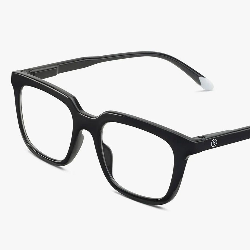 Barner Unisex Reading Glasses, Rectangle Shape, Black - Plano Power