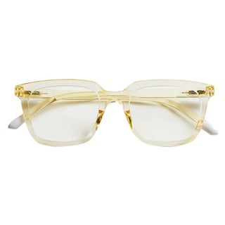 Barner Unisex Reading Glasses, Rectangle Shape, Gold - +1.00 Power