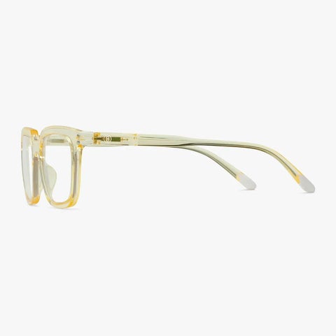 Barner Unisex Reading Glasses, Power +1.00, Rectangle Shape - Gold