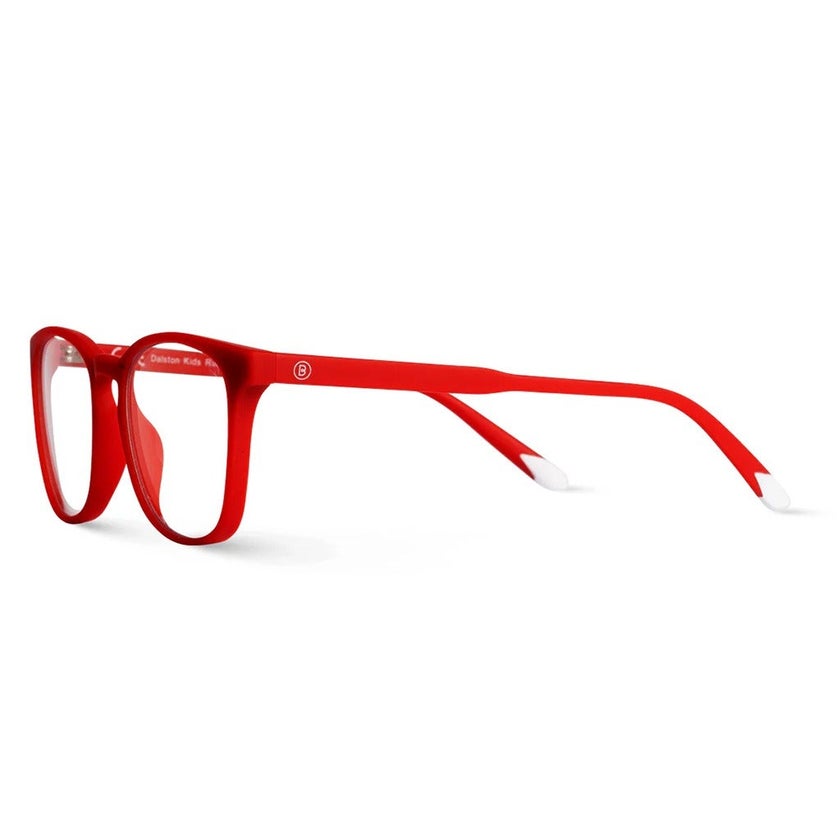 Barner Kids Reading Glasses, Phantos Shape, Red - Plano Power