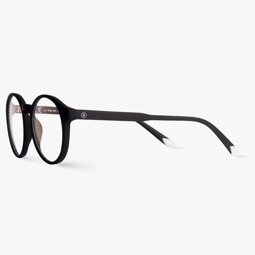 Barner Kids Reading Glasses, Phantos Shape, Matte Black - Plano Power