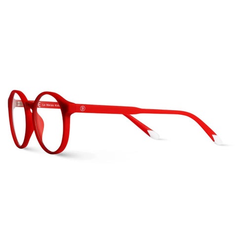 Barner Kids Reading Glasses, Plano Power, Phantos Shape - Red