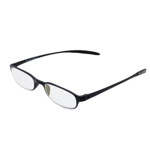 ClickTec Unisex Reading Glasses, Power +2.50, Rectangle Shape - Black