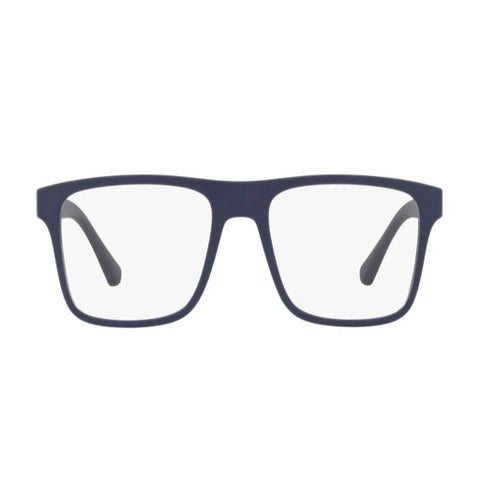 Emporio Armani Men's Optical Frames, Rectangle Shape, Size 54 - 57591W-0EA4115