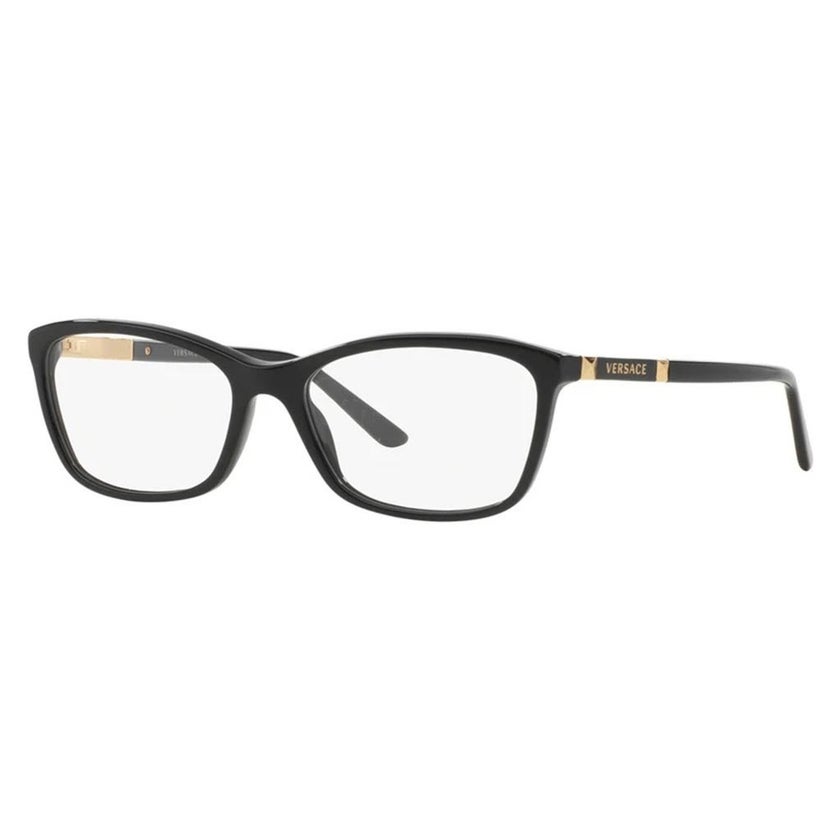 Versace Women Optical Frames, Rectangle Shape, Size 54 - GB1 0VE3186