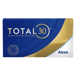 Alcon Total 30 Monthly Clear Contact Lenses, Base Curve 8.4, Power -4.75, Pack of 6's
