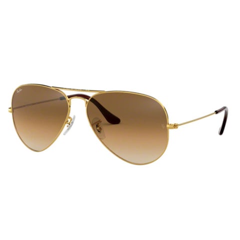 Ray-Ban Unisex Sunglasses, Aviator Shape, Size 58 - RB3025-001/51