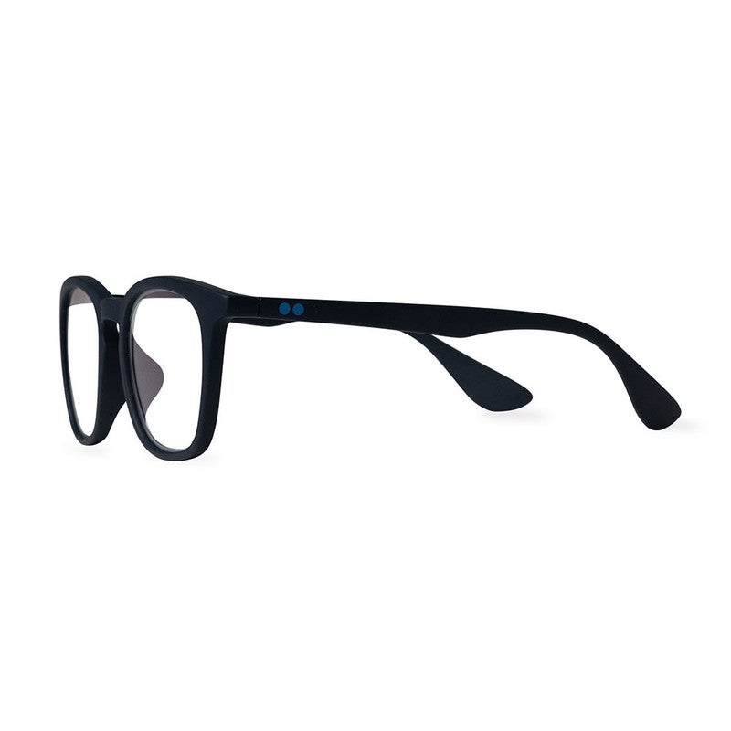 Booq Unisex Blue Light Reading Glasses, Rectangle Shape - Navy