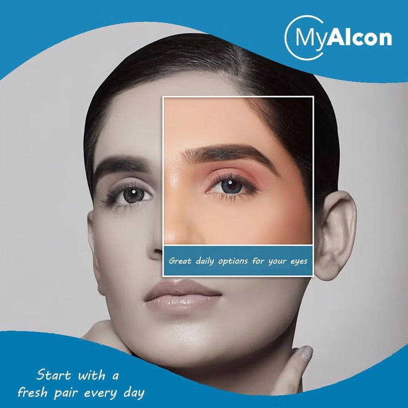 Alcon Dailies Total1 One Day Clear Contact Lenses, Base Curve 8.5, Pack of 90's