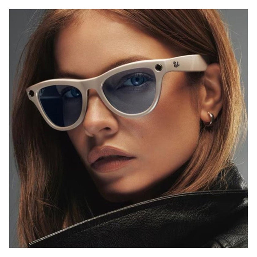 Ray-Ban Meta Skyler Gen 1 Sunglasses, RW4010 - Clear/Sapphire Transition