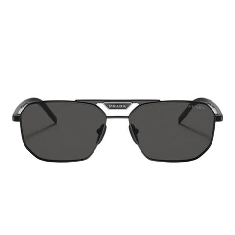 Prada Men's Sunglasses, Aviator Shape, Size 57 - 1AB5S0-PR-58YS