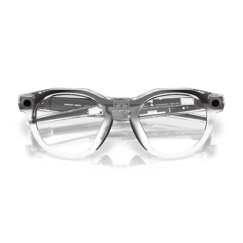 Oakley Meta HSTN Sunglasses, Size 51, Clear/Grey Transition - OW8002