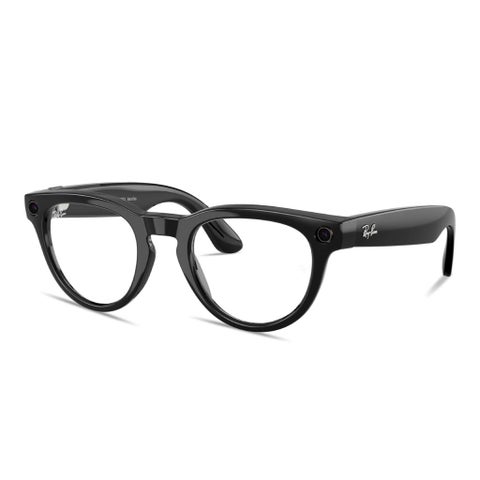 Ray-Ban Meta Headliner Sunglasses, Size 50, Clear/Graphite Green - RW4013