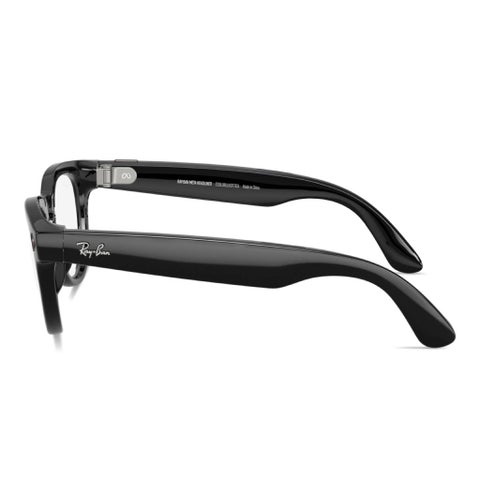 Ray-Ban Meta Headliner Sunglasses, Size 50, Clear/Graphite Green - RW4013