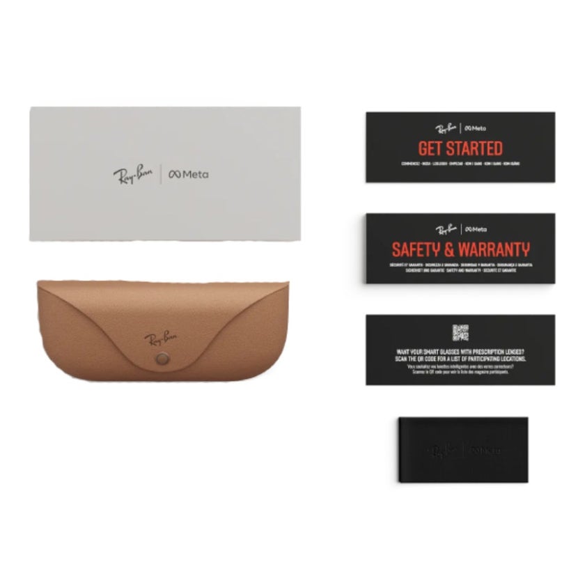 Ray-Ban Meta Wayfarer Gen 2 Glasses, Size 50, Transparent - RW4012