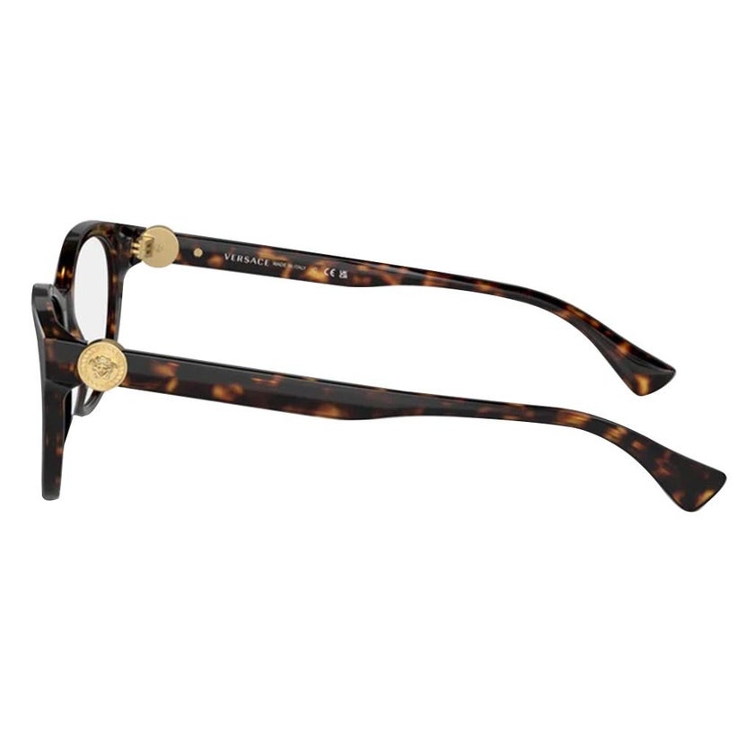 Versace Women Optical Frames, Rectangle Shape, Size 55 - 108 0VE3330