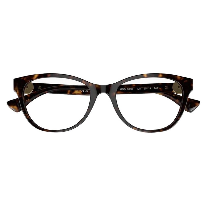 Versace Women Optical Frames, Rectangle Shape, Size 55 - 108 0VE3330