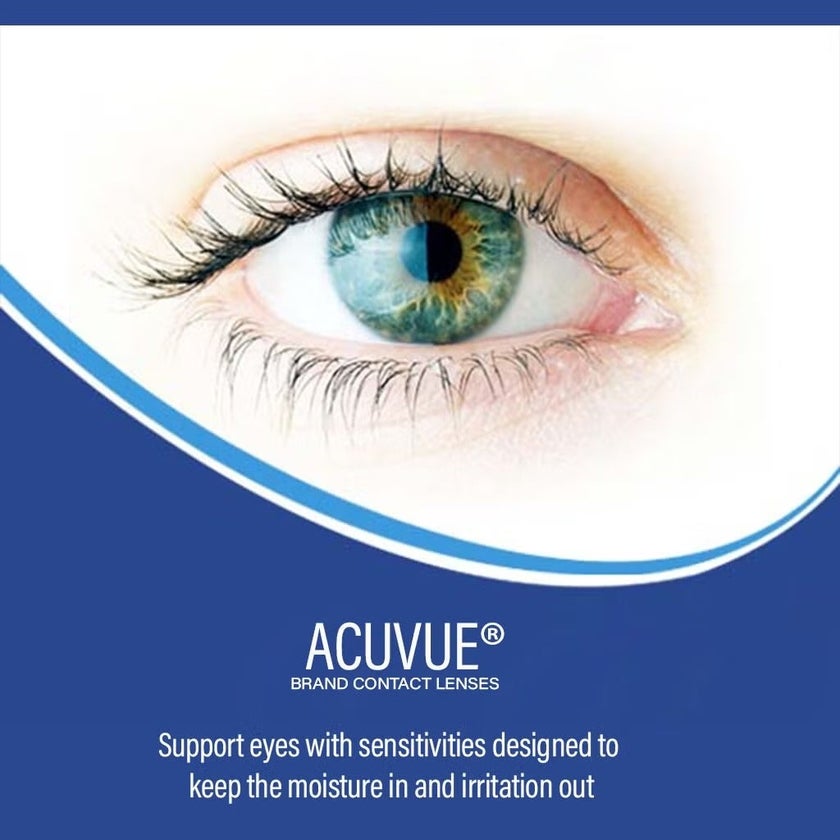 Acuvue Oasys 1-Day Clear Contact Lenses, Base Curve 8.5, Pack of 30's