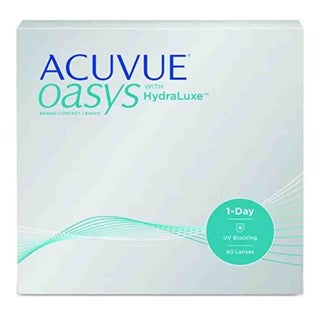 Acuvue Oasys 1-Day Clear Contact Lenses, Base Curve 8.5, Pack of 90's