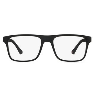 Emporio Armani Men's Optical Frames, Rectangle Shape, Size 54 - 50421W-0EA4115