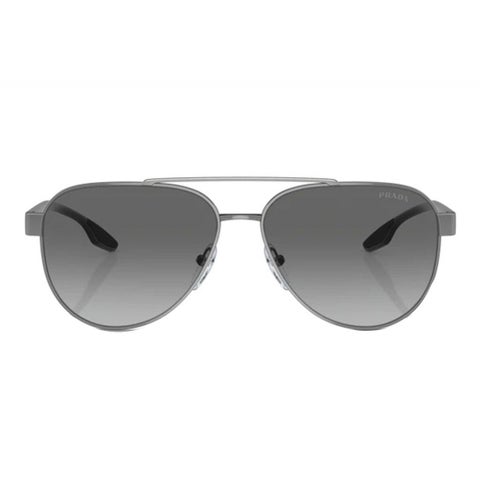 Prada Linea Rossa Men's Sunglasses, Aviator Shape, Size 58 - 5AV3M1-PS-54TS