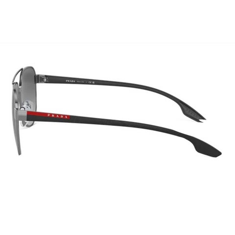 Prada Linea Rossa Men's Sunglasses, Aviator Shape, Size 58 - 5AV3M1-PS-54TS