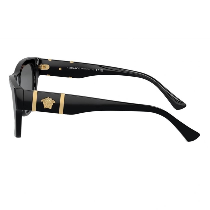 Versace Unisex Sunglasses, Pillow Shape, Size 55 - GB1/87-0VE4457