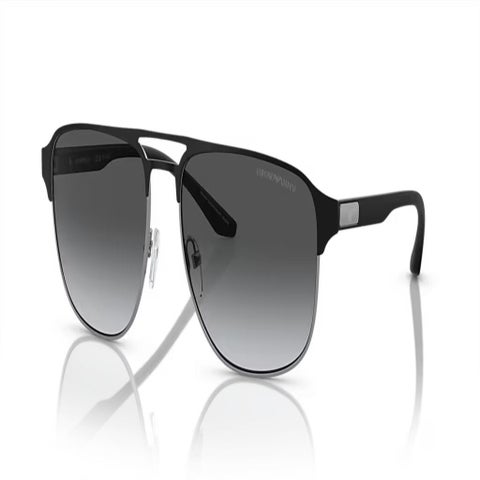 Emporio Armani Men's Sunglasses, Aviator Shape, Size 60 - 336511-0EA2144