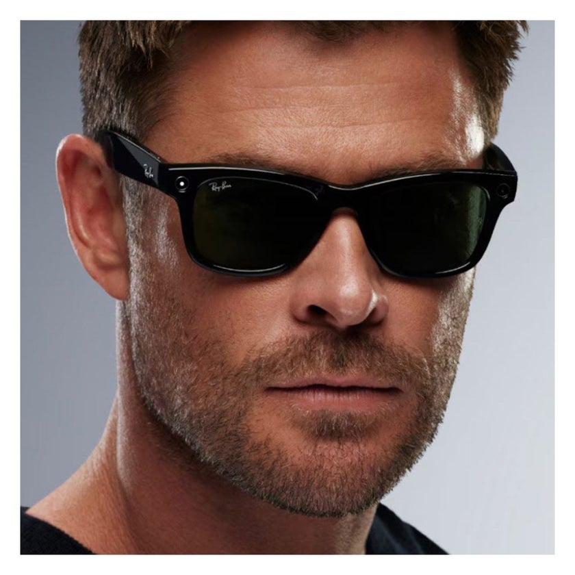 Ray-Ban Meta Wayfarer Gen 1 Sunglasses, RW4006 - G15 Green