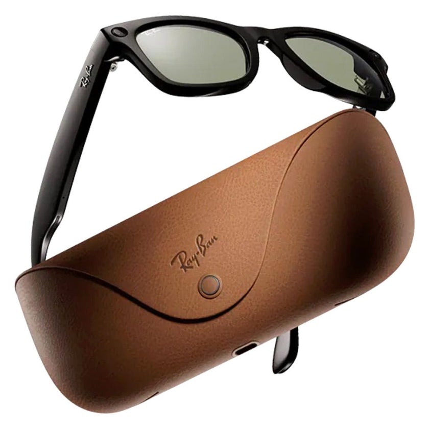 Ray-Ban Meta Wayfarer Gen 1 Sunglasses, RW4006 - G15 Green