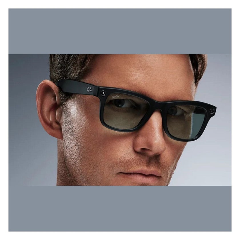 Ray-Ban Meta Wayfarer Gen 1 Sunglasses, RW4008 - G15 Green