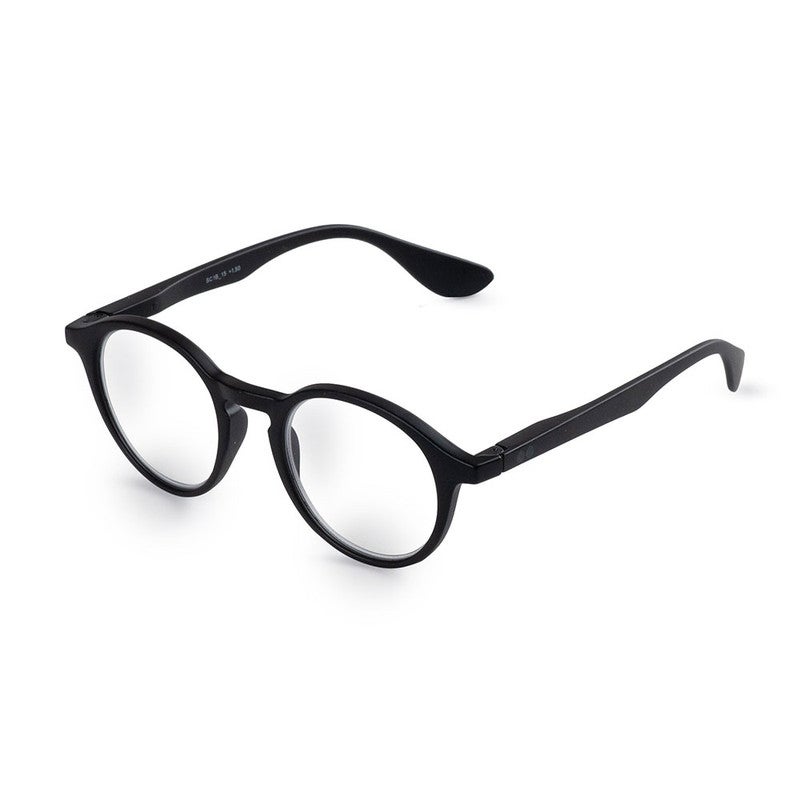 Booq Unisex Blue Light Reading Glasses, Phantos Shape - Black