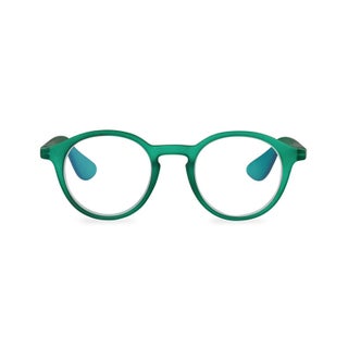 Booq Unisex Blue Light Reading Glasses, Phantos Shape - Green